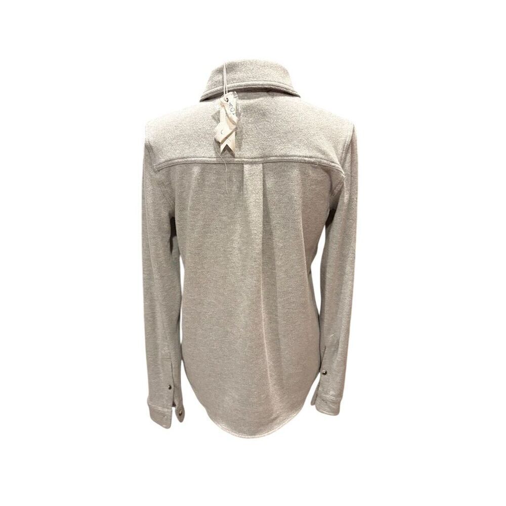 3/$15 Workshop Republic Women's XS Gray Long Sleeve Button-Up Shirt - Picture 5 of 11